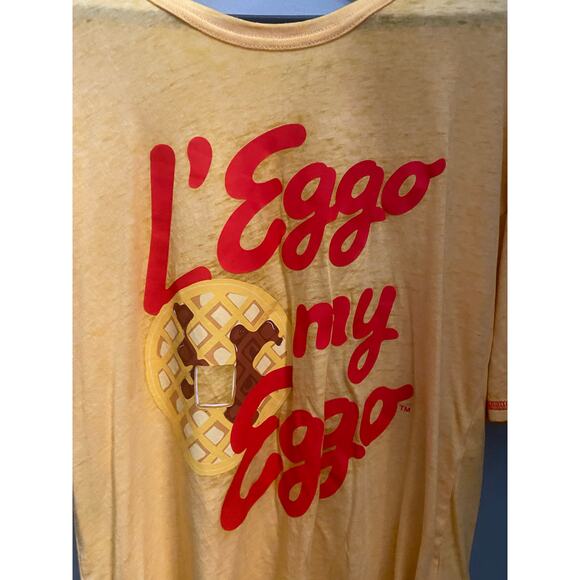 Kellogg's women’s yellow waffle T-shirt size medium - Picture 4 of 5